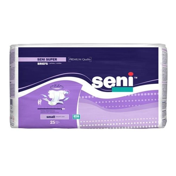 Seni Seni S-SM25-BS1 Super Briefs; Small; Pack of 75 S-SM25-BS1